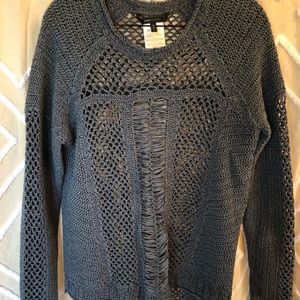 BCBGmaxazria crochet sweater